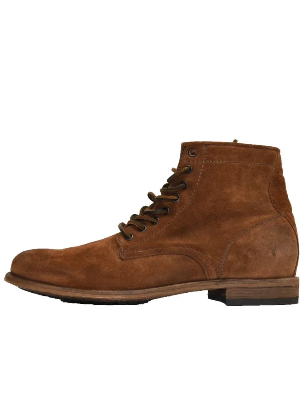 New! Frye Tyler Lace Up 81625 Mens Brown Suede Lace Up 11.5 Boot 3481625 DD558